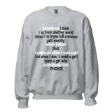 UNDERSTANDING...CREWNECK SWEATSHIRT