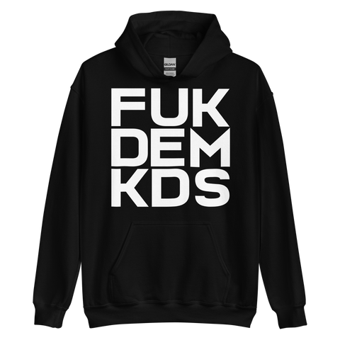 FUKDEMKDS (white design) Hoodie