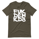 FUKDEMKDS (WHITE D3) SHORT SLEEVE T-SHIRT