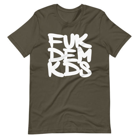 FUKDEMKDS (WHITE D3) SHORT SLEEVE T-SHIRT