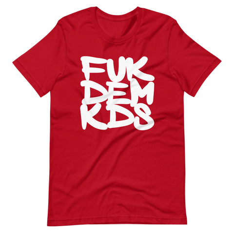 FUKDEMKDS (WHITE D3) SHORT SLEEVE T-SHIRT