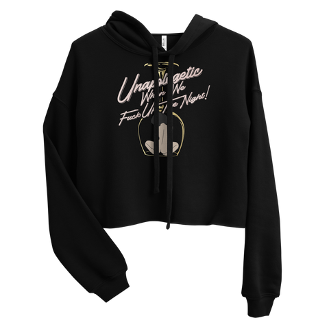 UNAPOLOGETIC WWFUTN CROP TOP HOODIE